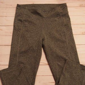 Gray Capri Athletic Leggings